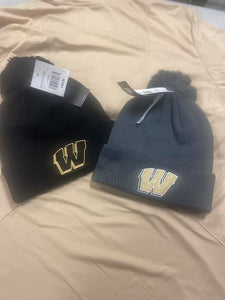 24/25 Grey Beanie Pom Hat