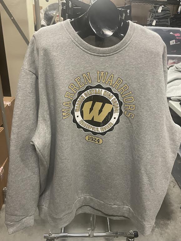 24/25 Grey Crew Sweatshirt Clearance