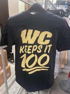 24/25 100yr Black T-Shirt Clearance